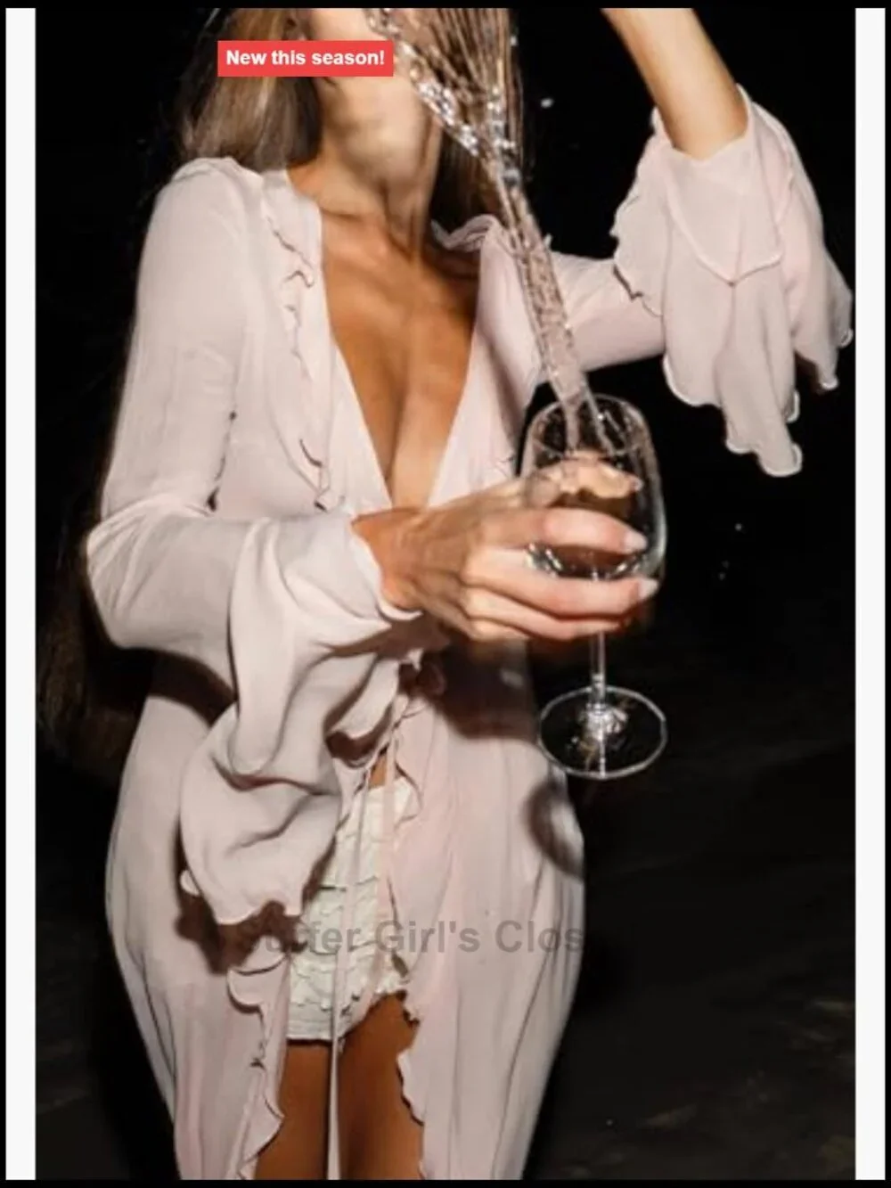 Sheer Long Flowy Kimono Cardigan Chiffon Duster Cover Up